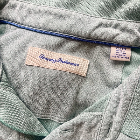 Mens Tommy Bahama long sleeve polo. XL - Picture 4 of 4